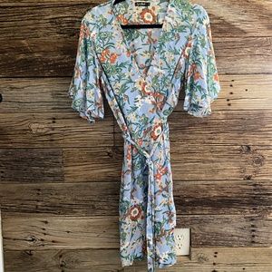 Kembali Printed Rayon Dress